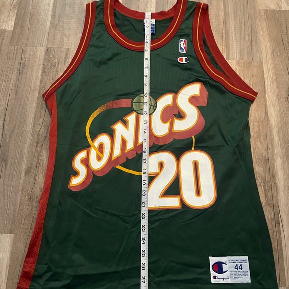 Vintage Champion Seattle Sonics Payton #20 Jersey - Picture 3 of 10